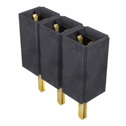 1 pcs : SLW-103-01-G-S - CONN RCPT 3POS 0.1 GOLD PCB