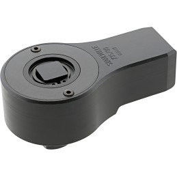 1 pcs - STAHLWILLE 735 Series Round Ratchet, 76 mm, 24.5 x 28mm Insert, Black Oxidized Finish