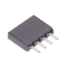 1 pcs : SSW-104-06-T-S - CONN RCPT 4POS 0.1 TIN PCB