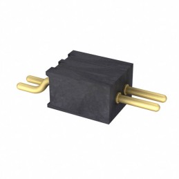 1 pcs : 860-10-002-40-001101 - CONN HEADER SMD R/A 2POS 1MM