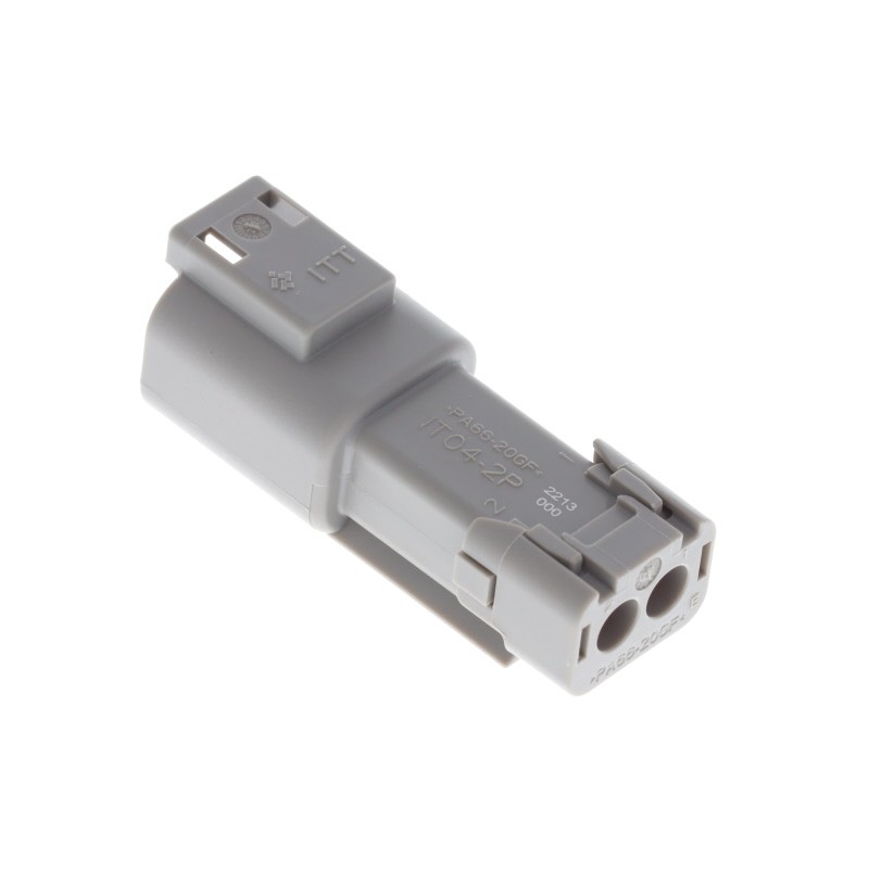 1 pcs : IT04-2P-000 - CONN RCPT HSG 2POS