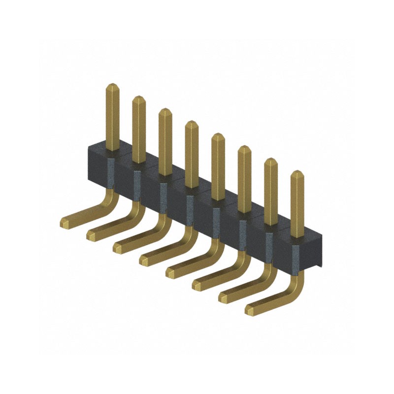 1 pcs : M22-2530805 - CONN HEADER R/A 8POS 2MM