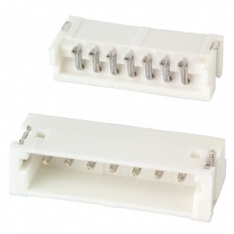 1 pcs : S7B-ZR-SM4A-TF - CONN HEADER SMD R/A 7POS 1.5MM