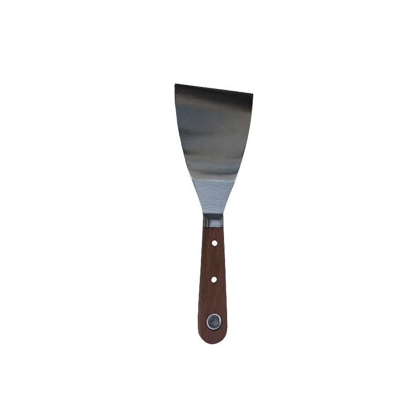 1 pcs - Wood 75mm Putty Knife Scraper With Polished Blade