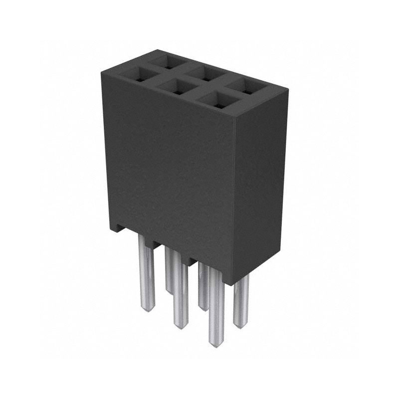 1 pcs : SSQ-103-02-T-D - CONN RCPT 6POS 0.1 TIN PCB