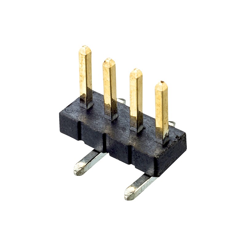 1 pcs : M50-3630442R - CONN HEADER SMD 4POS 1.27MM