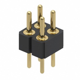 1 pcs : 802-10-004-10-002000 - CONN HEADER VERT 4POS 2.54MM