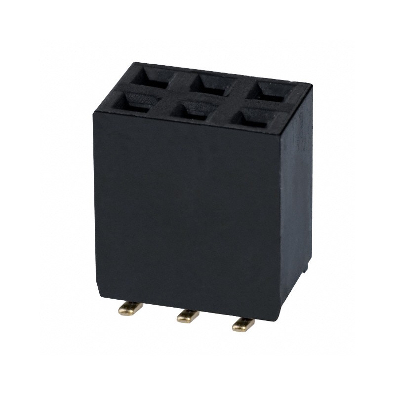 1 pcs : NPPC032KFMS-RC - CONN HDR 6POS 0.1 GOLD SMD