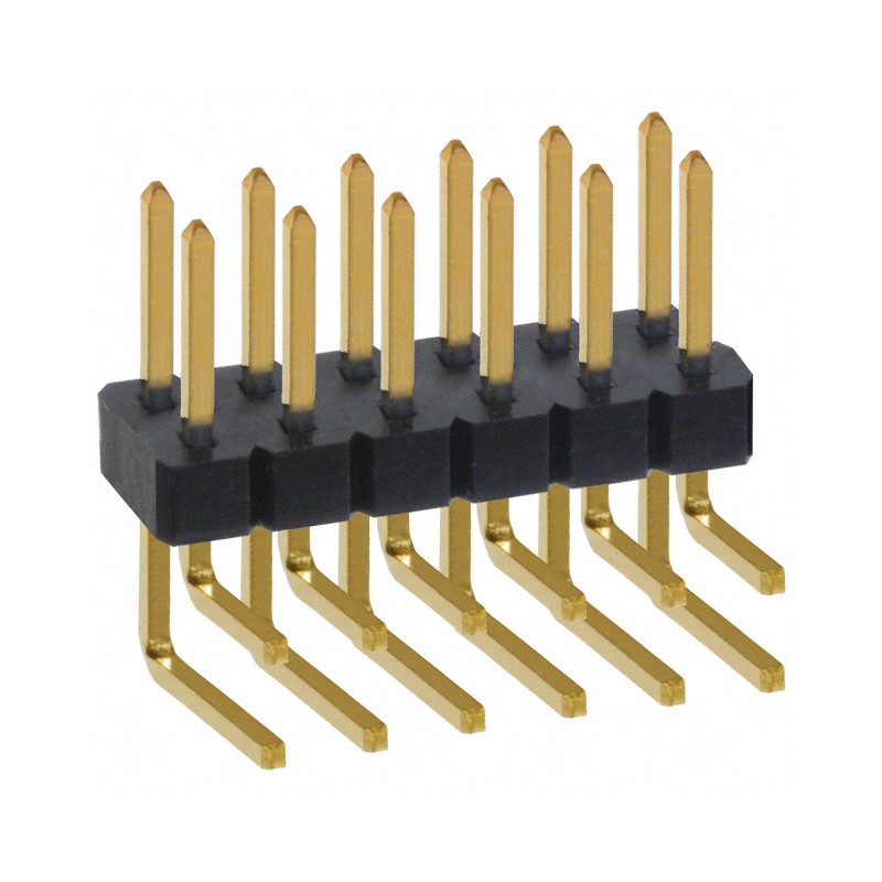 1 pcs : NRPN062PARN-RC - CONN HEADER R/A 12POS 2MM