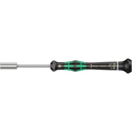 1 pcs - Wera Hexagon Nut Driver, 7/32 in Tip, 60 mm Blade, 157 mm Overall