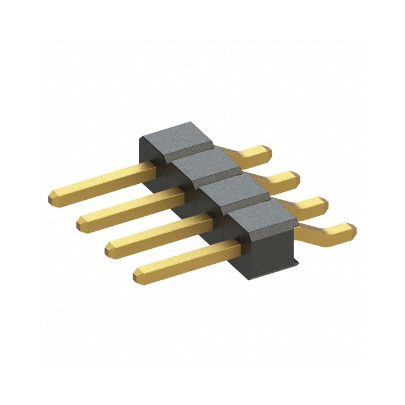 1 pcs : M22-5330405 - CONN HEADER SMD R/A 4POS 2MM