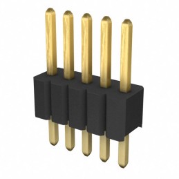 1 pcs : M52-040023V0545 - CONN HEADER VERT 5POS 1.27MM