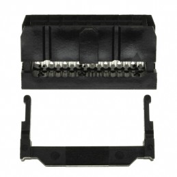 1 pcs : SFH213-PPPC-D08-ID-BK - CONN HEADER 16POS IDC 28AWG GOLD