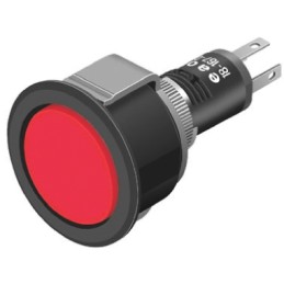 1 pcs - EAO Red Panel Mount Indicator, 2V dc, 16mm Mounting Hole Size