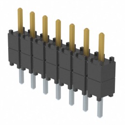 1 pcs : DW-07-07-L-S-200 - CONN HDR 7POS 0.1 STACK T/H GOLD