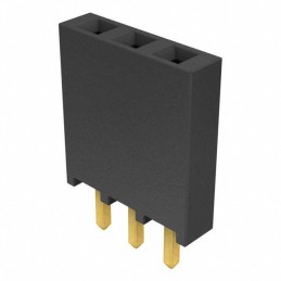 1 pcs : SSQ-103-01-G-S - CONN RCPT 3POS 0.1 GOLD PCB