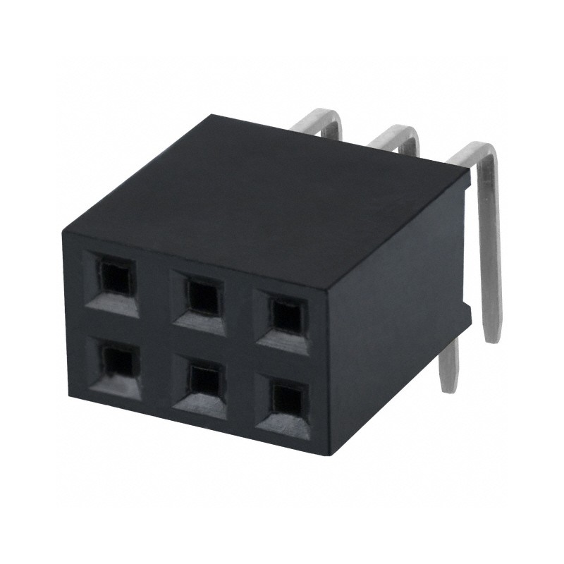 1 pcs : PPTC032LJBN-RC - CONN HDR 6POS 0.1 TIN PCB R/A