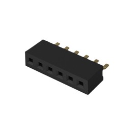 1 pcs : BC075-06-A-L-A - 6POS 1.0MM PITCH SOCKET, SIL, SM