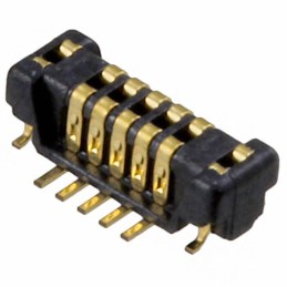 1 pcs : AXT410124 - CONN HDR 10POS SMD GOLD