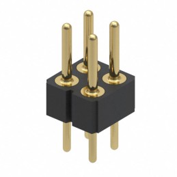 1 pcs : 802-10-004-10-001000 - CONN HEADER VERT 4POS 2.54MM