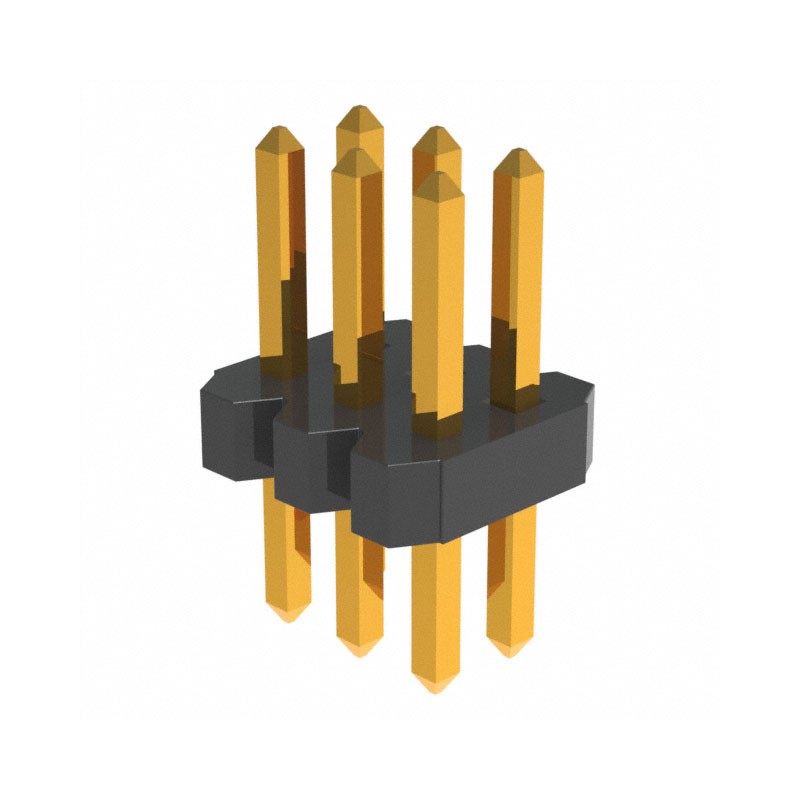 1 pcs : GRPB062VWVN-RC - CONN HEADER VERT 12POS 1.27MM