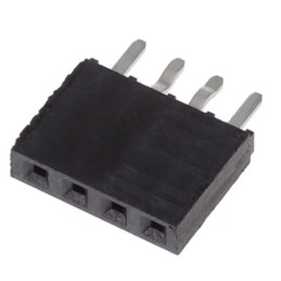 1 pcs : SSW-104-06-T-S-LL - CONN RCPT 4POS 0.1 TIN PCB