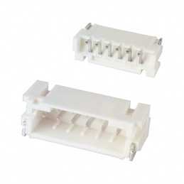 1 pcs : S6B-PH-SM4-TB - CONN HEADER SMD R/A 6POS 2MM
