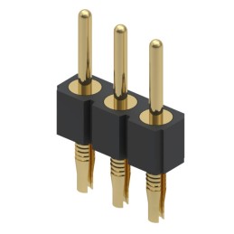 1 pcs : 800-10-003-62-001000 - CONN HEADER VERT 3POS 2.54MM