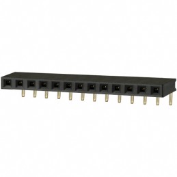 1 pcs : PPPC131LGBN-RC - CONN HDR 13POS 0.1 GOLD PCB R/A