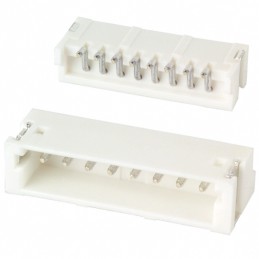 1 pcs : S8B-ZR-SM4A-TF - CONN HEADER SMD R/A 8POS 1.5MM