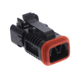 1 pcs : IT06-2S-004-N - CONN PLUG HSG 2POS
