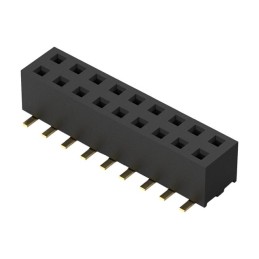 1 pcs : BF100-18-A-D-1-0640-L-C - 18POS, 2MM PITCH SOCKET, DIL, SM