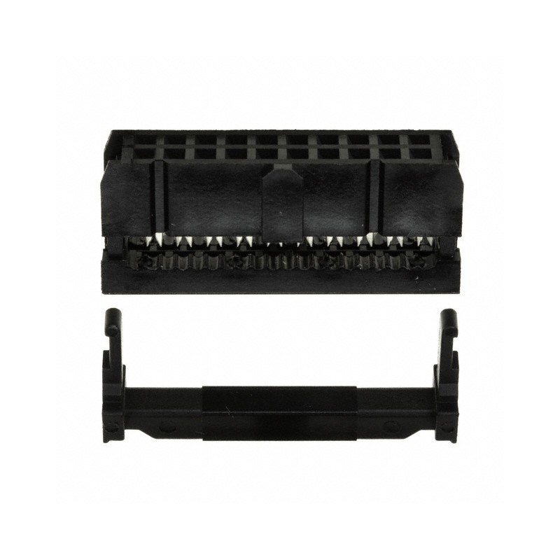 1 pcs : SFH213-PPPC-D10-ID-BK - CONN HEADER 20POS IDC 28AWG GOLD