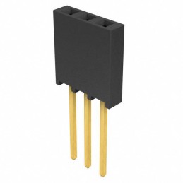 1 pcs : SSQ-103-03-G-S - CONN RCPT 3POS 0.1 GOLD PCB