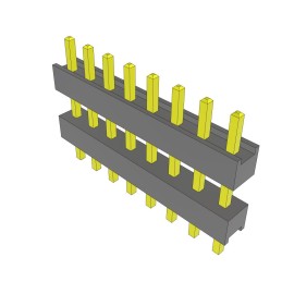 1 pcs : DW-08-08-T-S-315 - CONN HDR 8POS 0.1 STACK T/H TIN