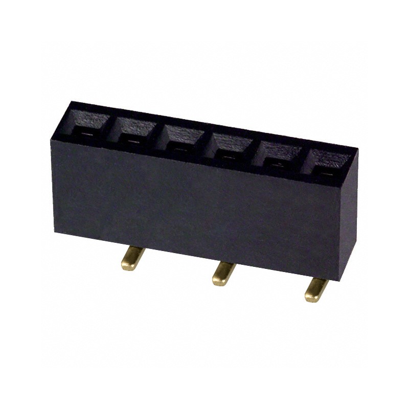 1 pcs : NPPC061KFXC-RC - CONN HDR 6POS 0.1 GOLD SMD