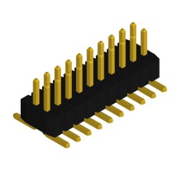 1 pcs : PHBD-SS020G1BBWLE-B025 - MALE HEADER VERTICAL 20POS SMD G