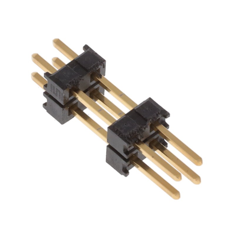 1 pcs : DW-02-09-G-D-415 - CONN HDR 4POS 0.1 STACK T/H GOLD