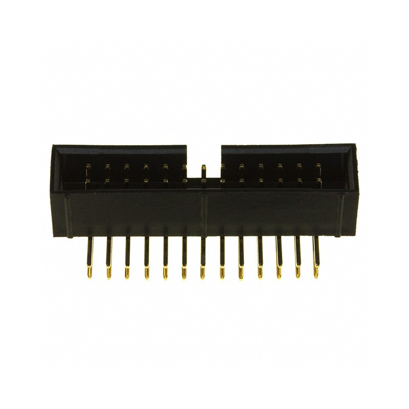 1 pcs : SBH11-PBPC-D13-RA-BK - CONN HEADER R/A 26POS 2.54MM