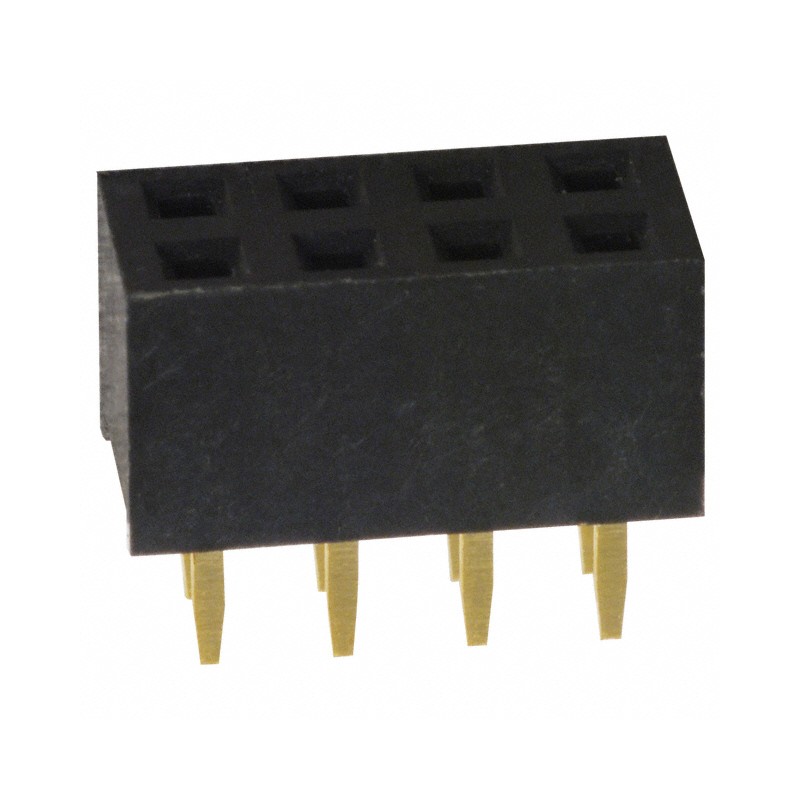 1 pcs : NPPN042AFCN-RC - CONN HDR 8POS 0.079 GOLD PCB