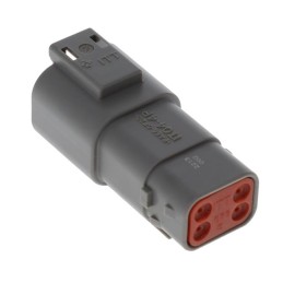 1 pcs : IT04-4P-002 - CONN RCPT HSG 4POS