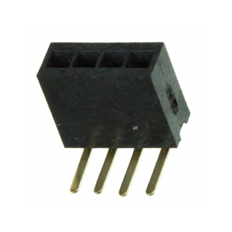 1 pcs : LPPB041NGCN-RC - CONN HDR 4POS 0.05 GOLD PCB R/A