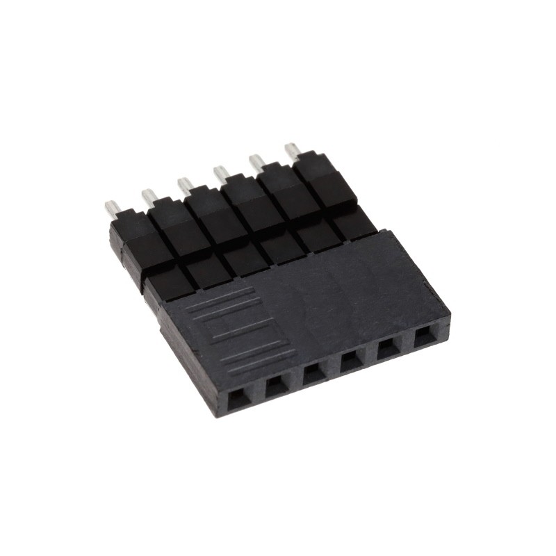 1 pcs : ESW-106-33-T-S - CONN SOCKET 6POS 0.1 TIN PCB