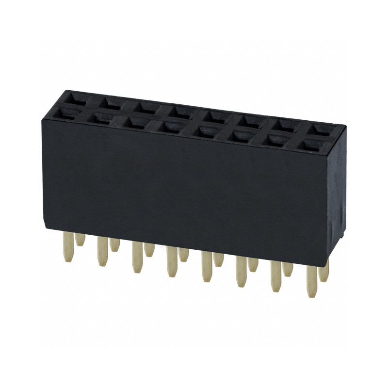 1 pcs : PPPC082LFBN-RC - CONN HDR 16POS 0.1 GOLD PCB