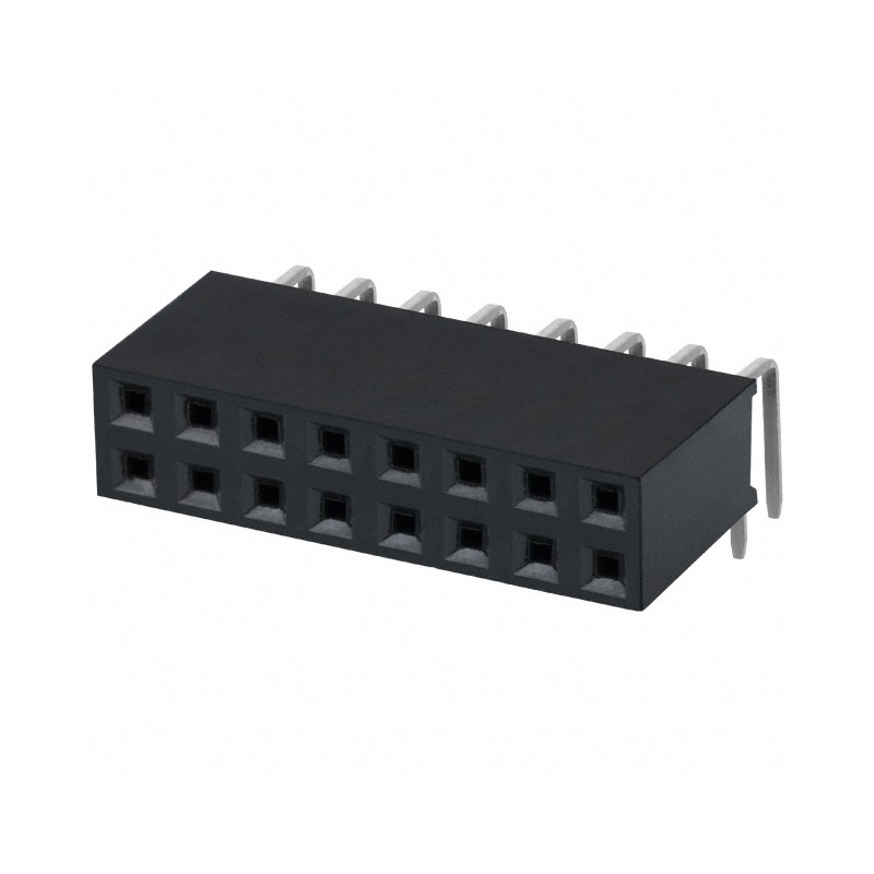 1 pcs : PPTC082LJBN-RC - CONN HDR 16POS 0.1 TIN PCB R/A