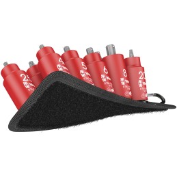 1 pcs - Wera 3/8 in Insulated Bit Socket Set