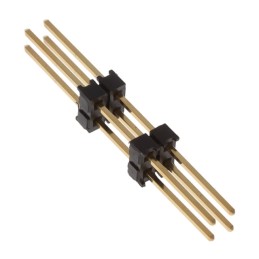 1 pcs : ZW-02-19-G-D-472-429 - CONN BRD STACK .100' 4POS