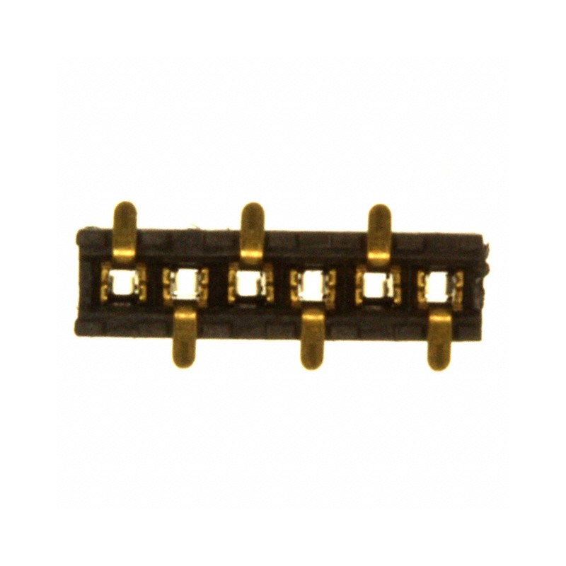 1 pcs : LPPB061NFSC-RC - CONN HDR 6POS 0.05 GOLD SMD