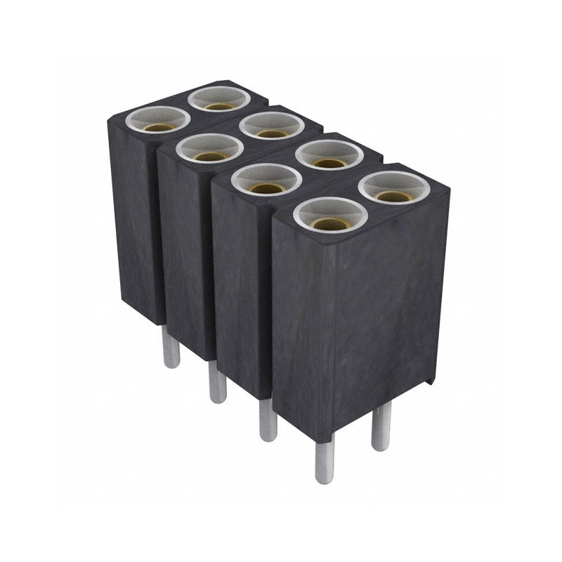 1 pcs : 803-87-008-10-001101 - CONN SOCKET 8POS 0.1 GOLD PCB