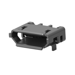 5 pcs - TE Connectivity Right Angle, SMT, Socket Type Micro B 2.0 USB Connector